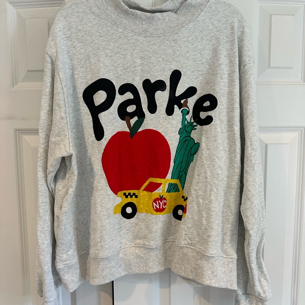PARKE NYC MOCKNECK SIZE L/XL